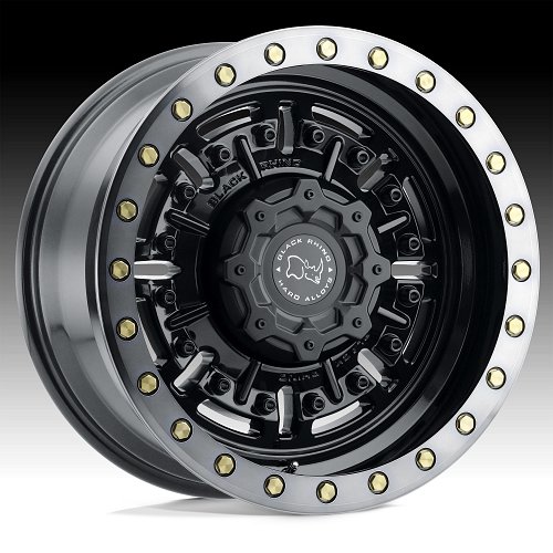 Black Rhino Abrams Matte Gunmetal Custom Truck Wheels 1